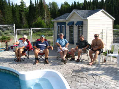 Claire J, G&eacute;rard, Yvon, Edgar et Louis-Marie